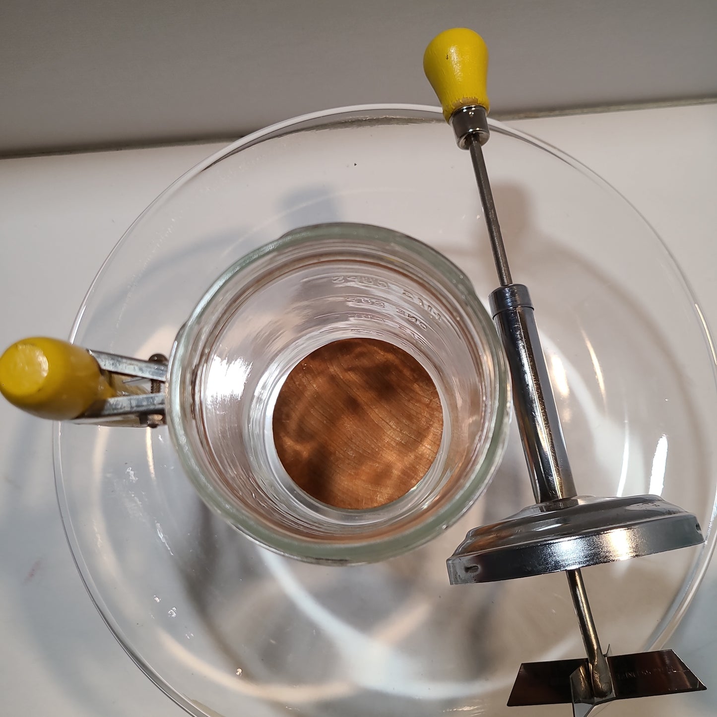 Vintage plunger mixer