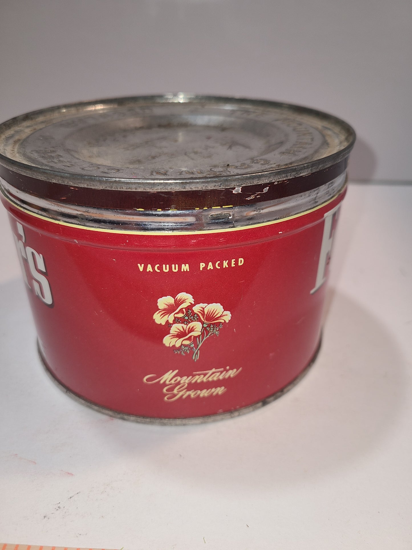 Vintage Folders Coffee Can