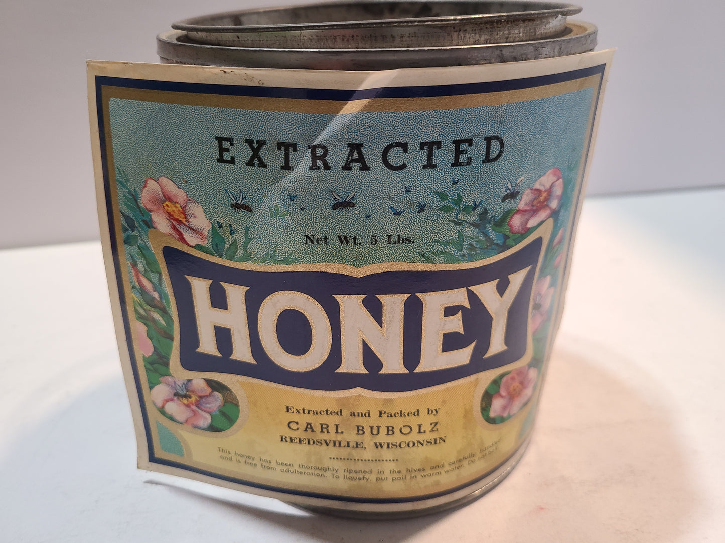 Vintage honey can