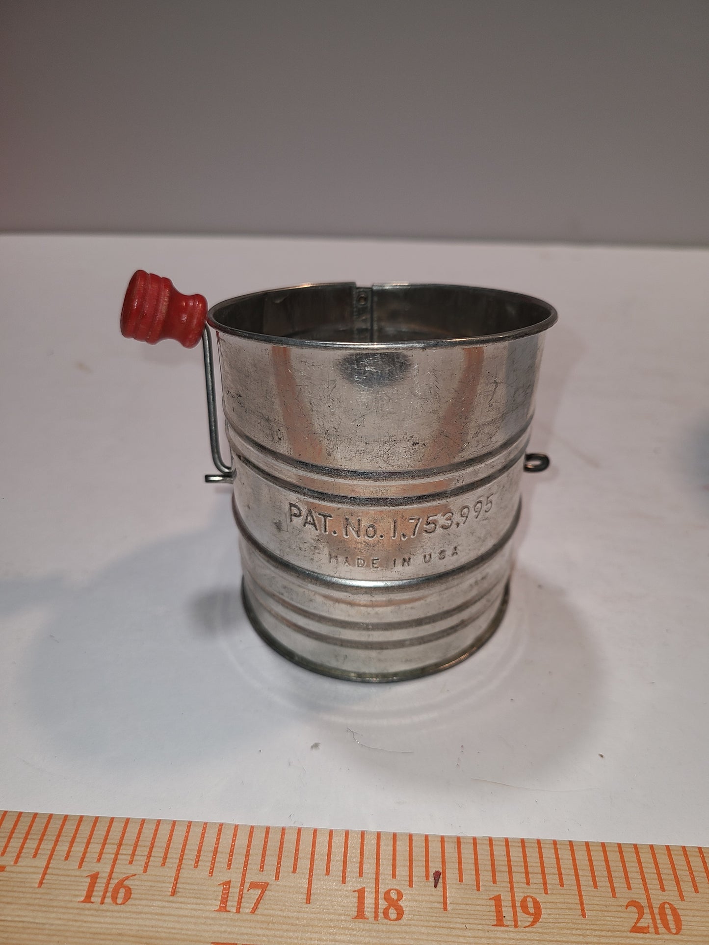 Vintage flour sifter patent pending
