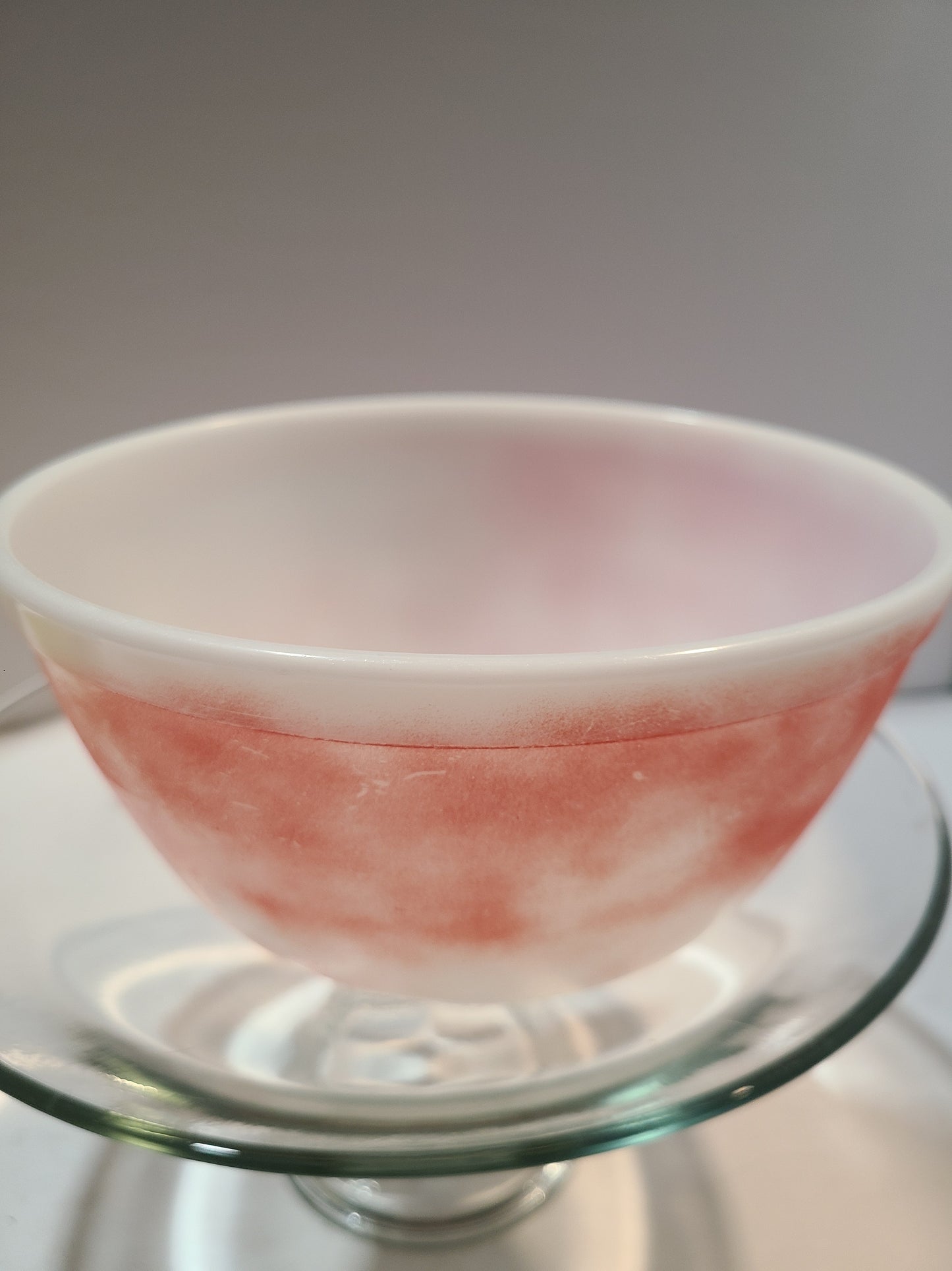 Pyrex Vintage pink tye dye