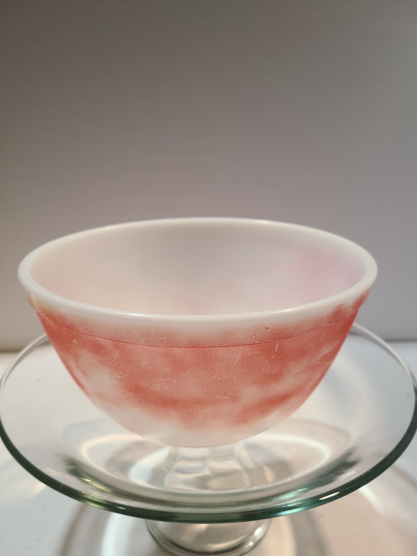 Pyrex Vintage pink tye dye