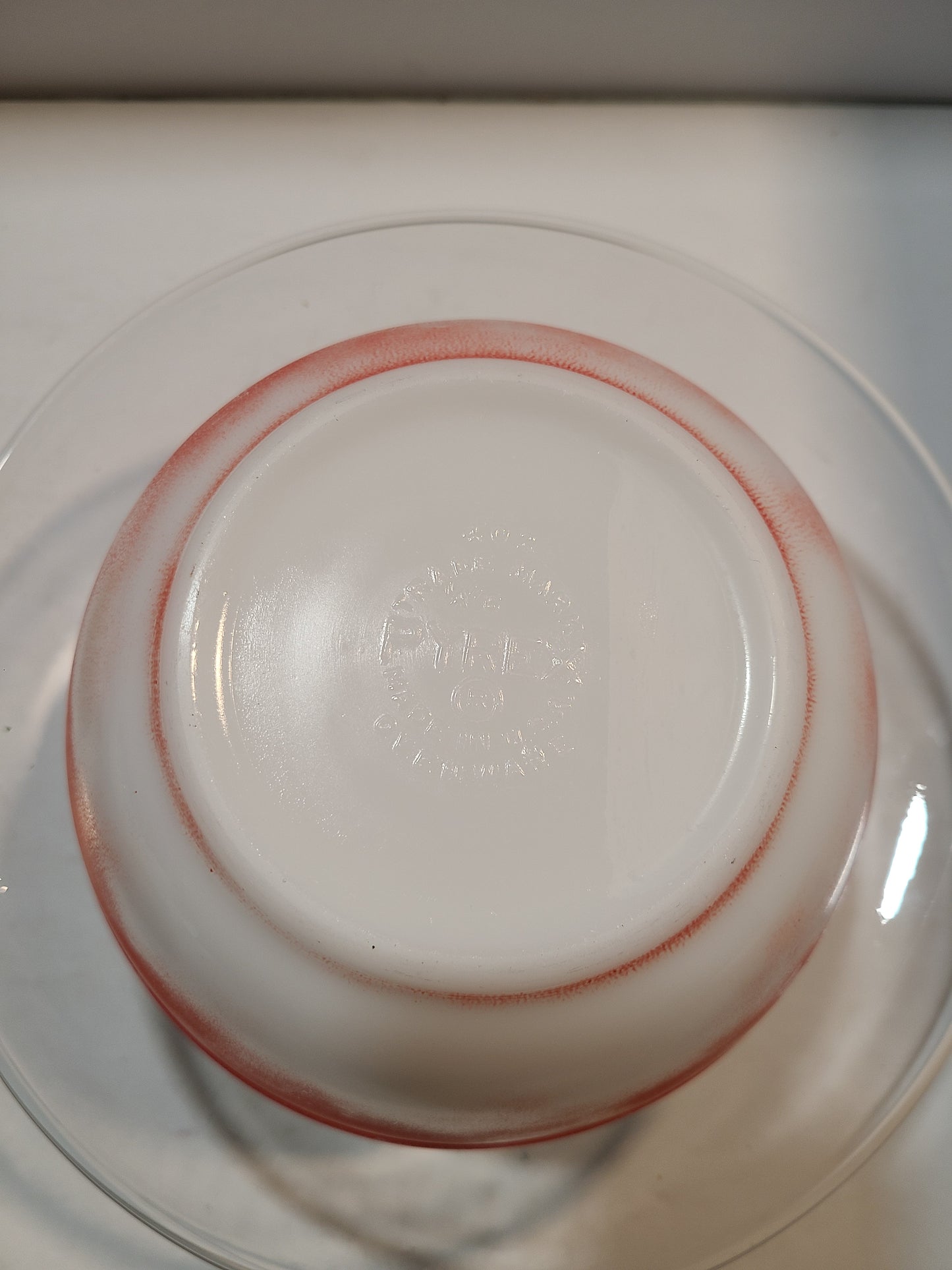 Pyrex Vintage pink tye dye
