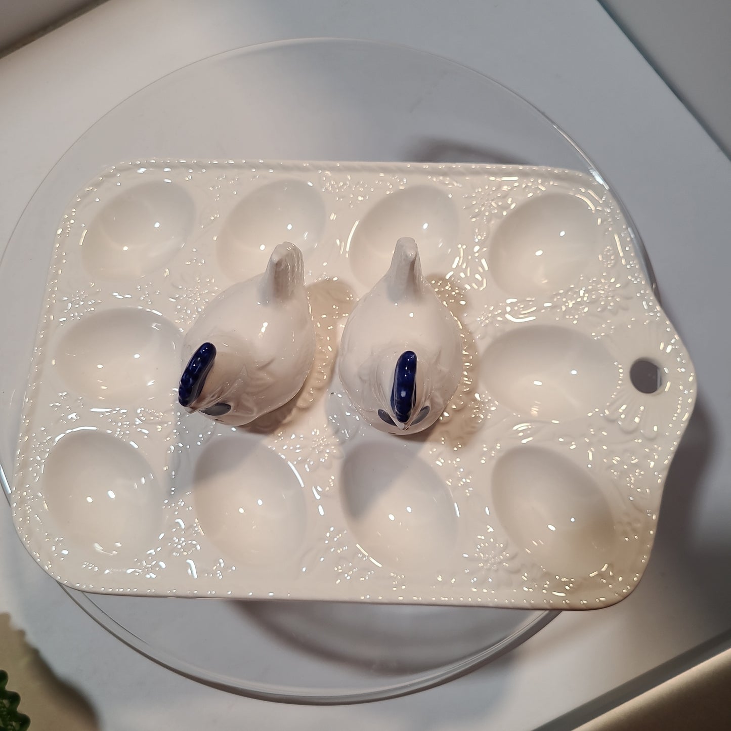 Vintage Deviled Egg serving platter