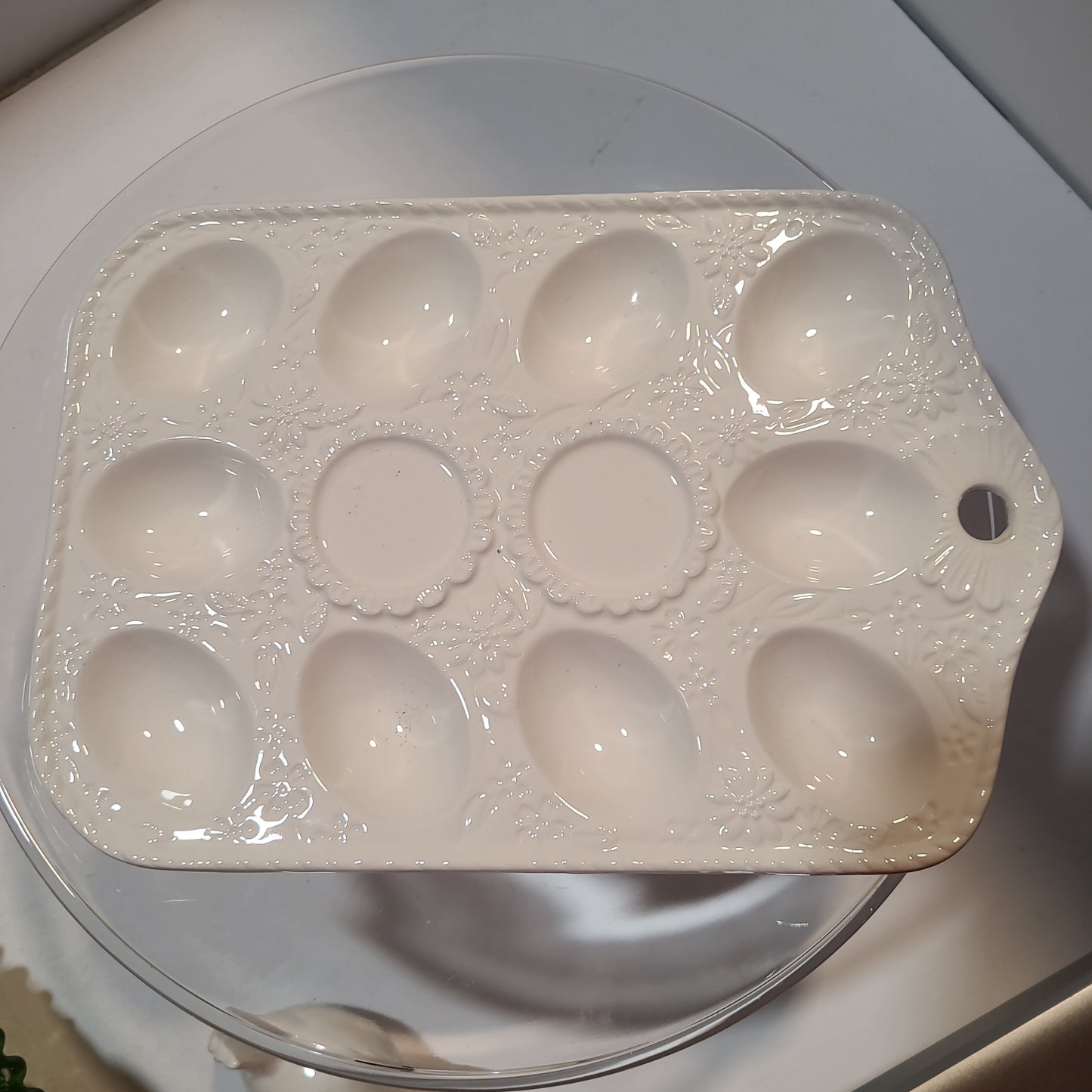 Vintage Deviled Egg serving platter