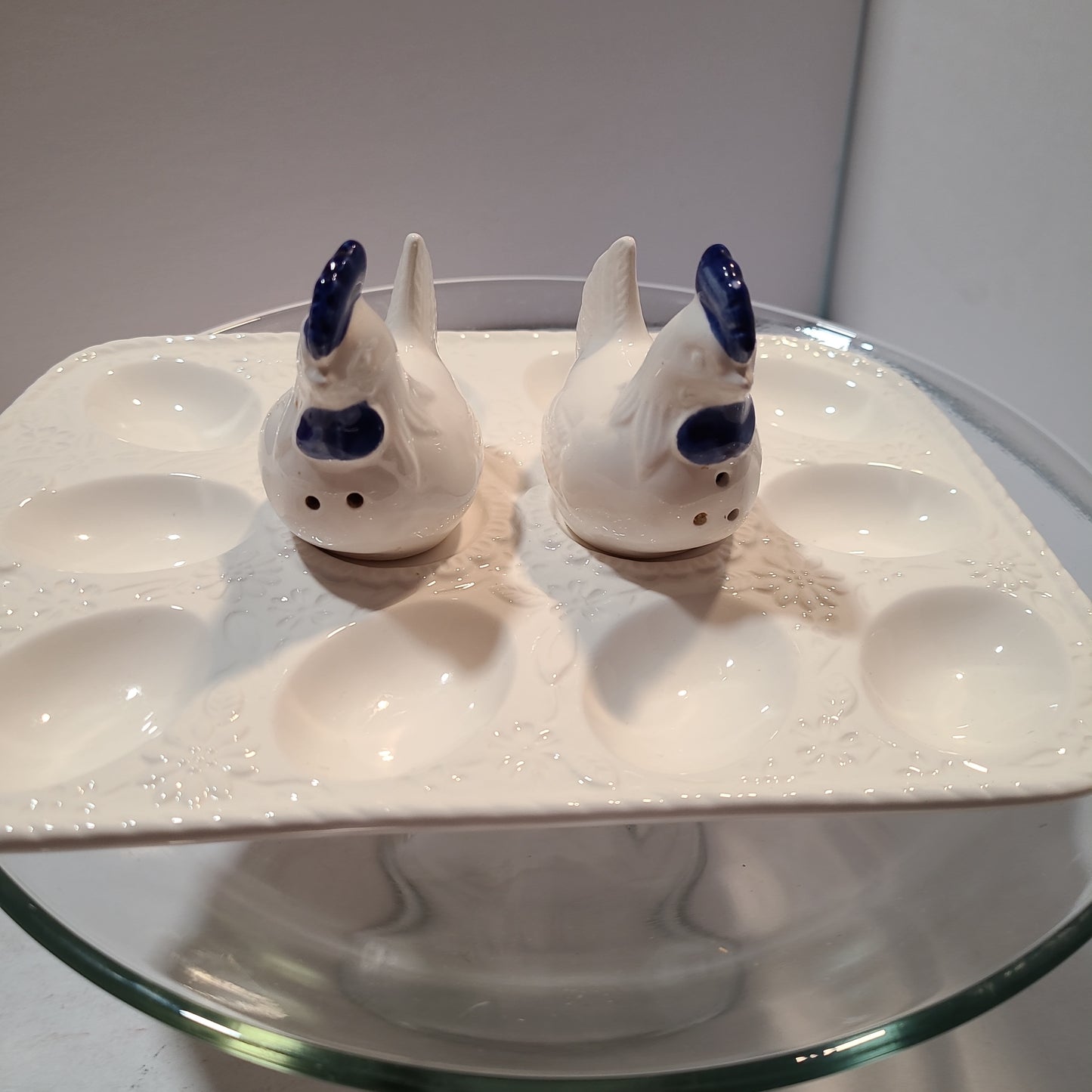 Vintage Deviled Egg serving platter