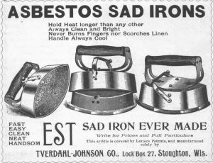 Sad Iron Asbestos 72-B