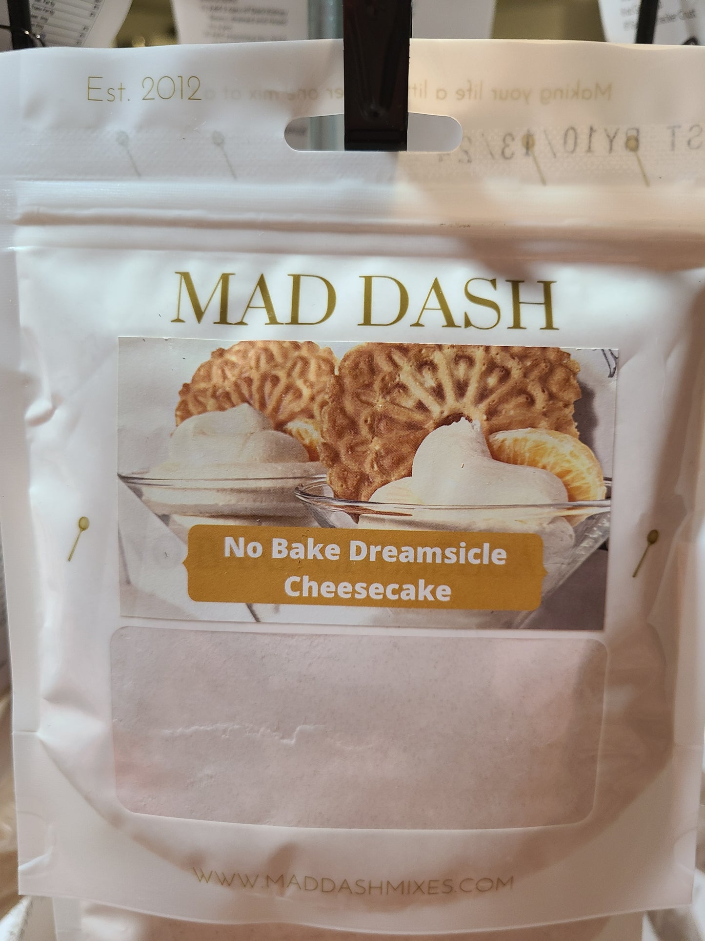 Mad Dash No Bake Dreamsicle Cheesecake