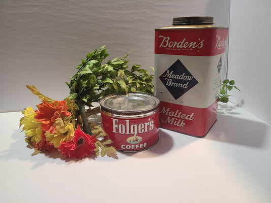 Vintage Folders Coffee Can