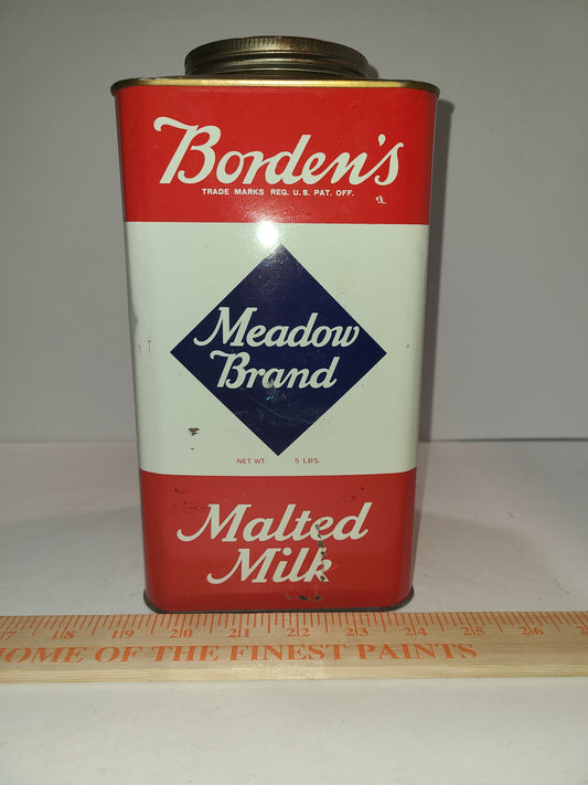 Bordens Malted Milk Can