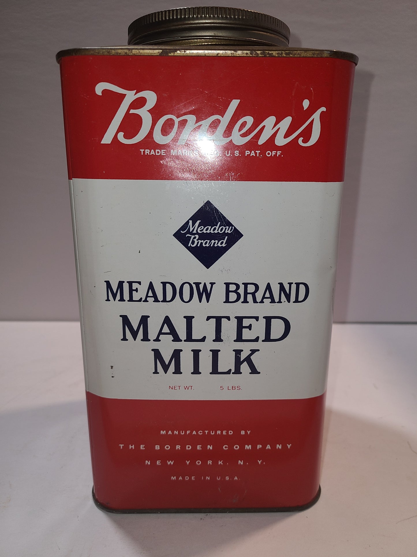 Bordens Malted Milk Can