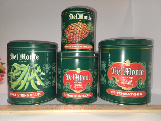 Vintage Del Monte nesting Tins