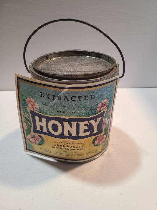 Vintage honey can