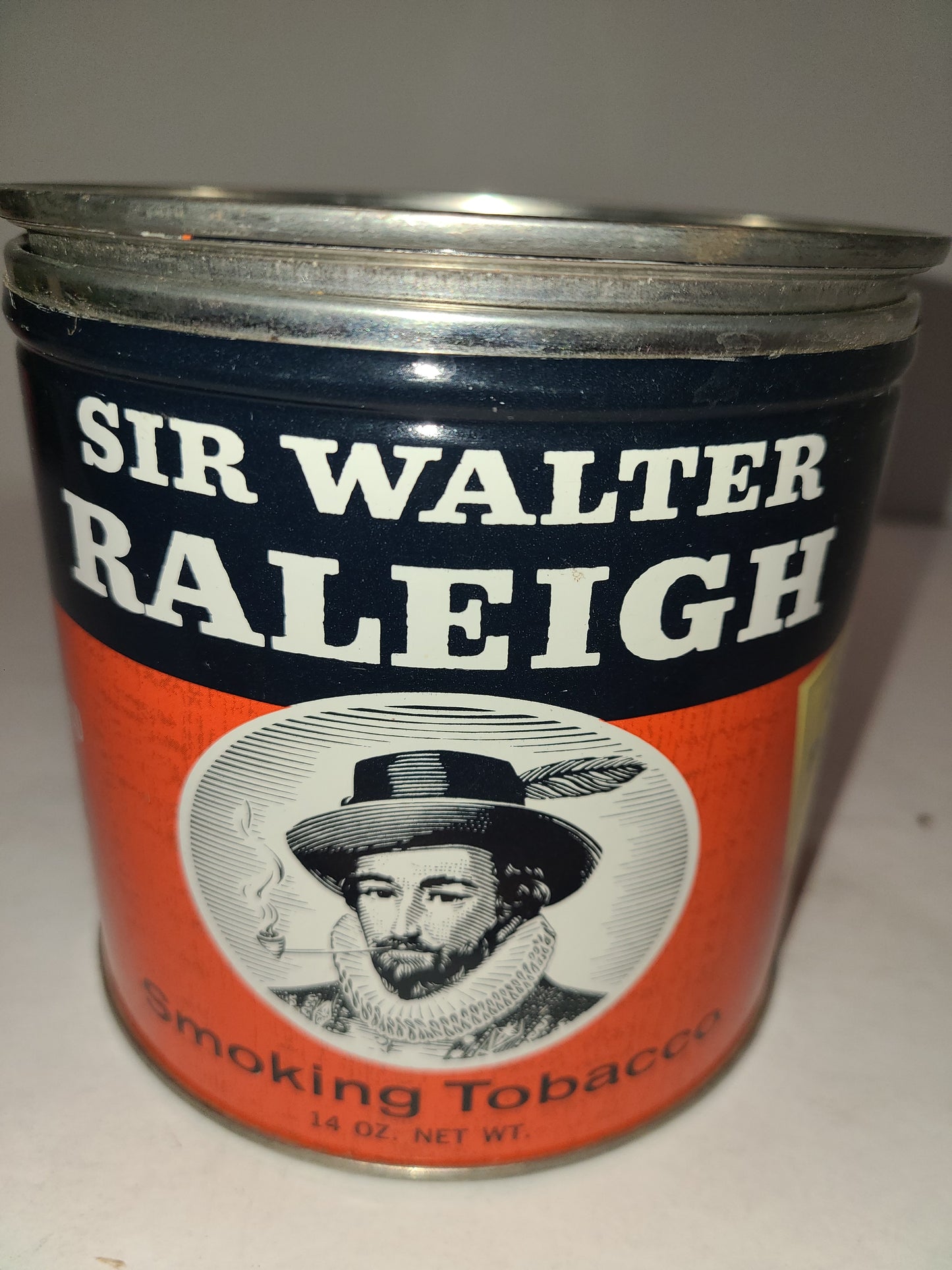 Vintage Sir Walter Raleigh Tobacco Can