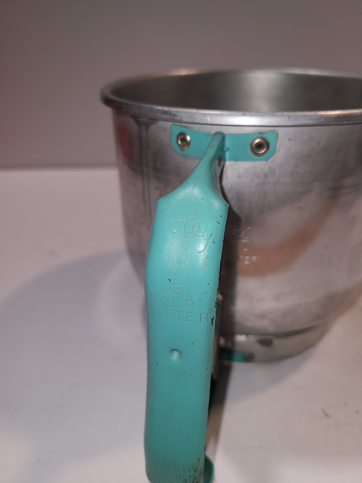Vintage flour sifter Foley