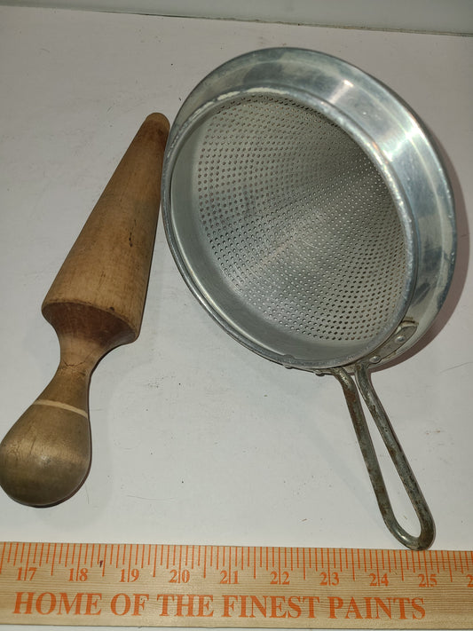 Vintage fruit strainer