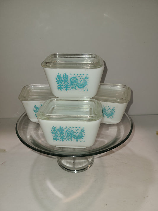 Pyrex Amish Butterprint refrigerator dishes