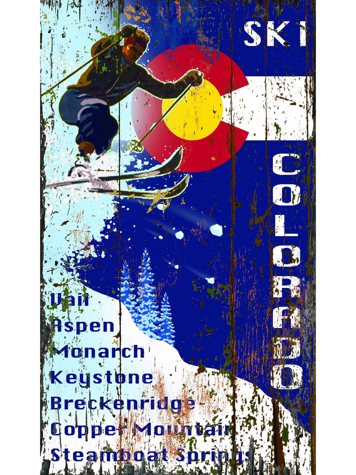 Ski Flag Colorado