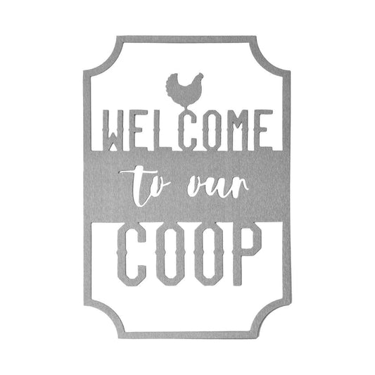Farm Life Collection - Metal Welcome to the Coop