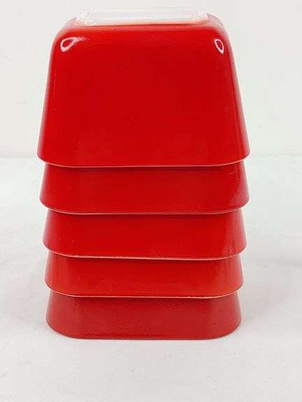 Pyrex Red Refrigerator Boxes Sold Individually