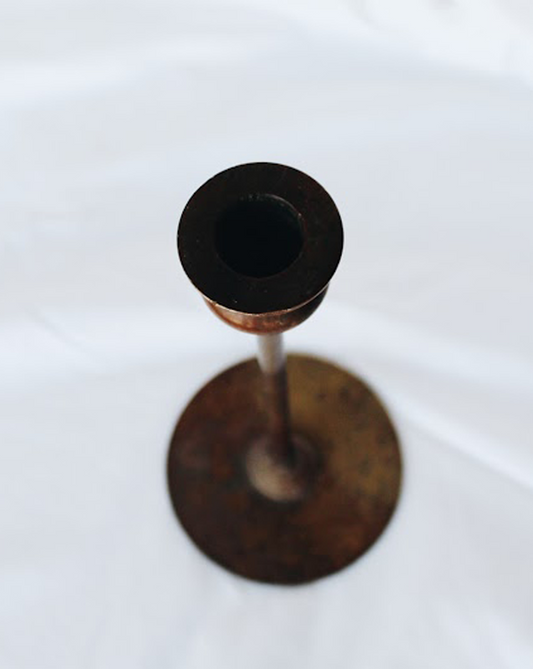 Brass candlestick holder