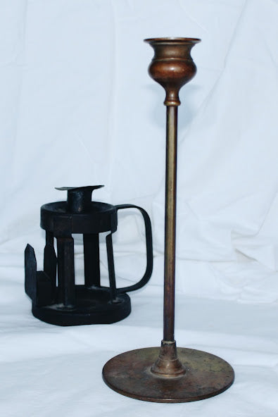 Brass candlestick holder